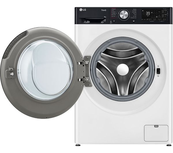 LG EZDispense F4Y709WBTA1 WiFi-enabled 9 kg 1400 Spin Washing Machine - White