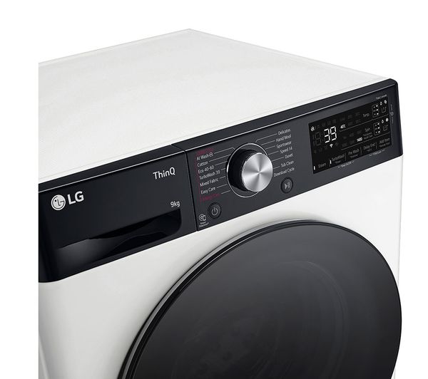 LG EZDispense F4Y709WBTA1 WiFi-enabled 9 kg 1400 Spin Washing Machine - White