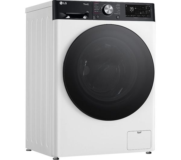 LG EZDispense F4Y709WBTA1 WiFi-enabled 9 kg 1400 Spin Washing Machine - White