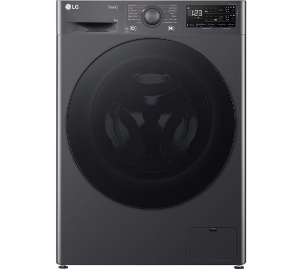 LGE EZDispense F4Y509GBLA1 WiFi-enabled 9 kg 1400 Spin Washing Machine - Slate Grey
