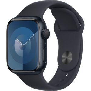 APPLE Watch Series 9 - 41 mm Midnight Aluminium Case with Midnight Sport Band  S M