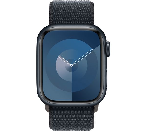 APPLE Watch Series 9 Cellular - 41 mm Midnight Case with Midnight Sport Loop