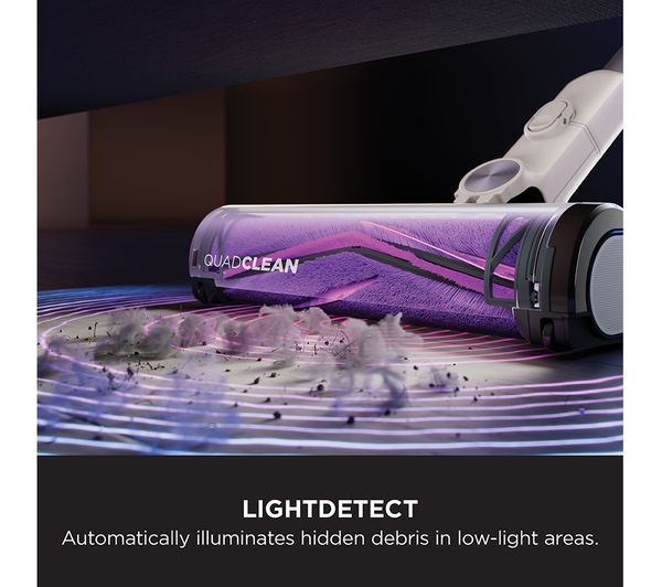 SHARK Detect Pro with Auto-Empty System IW3510UK Cordless Vacuum Cleaner - White & Purple