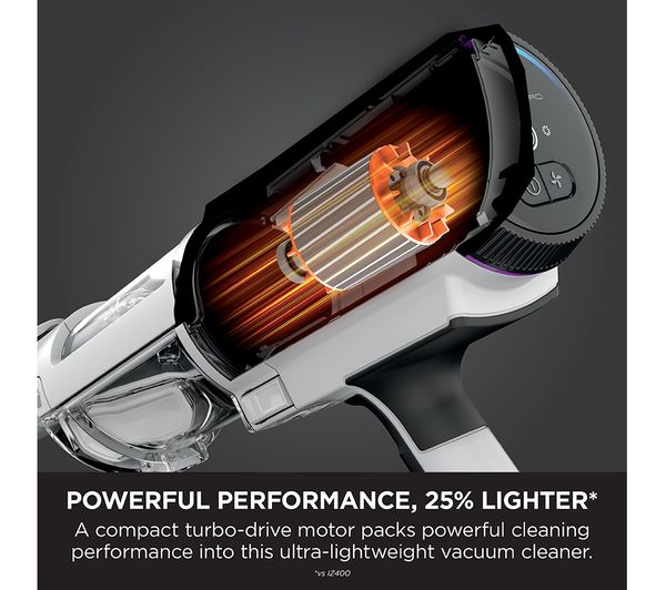 SHARK Detect Pro with Auto-Empty System IW3510UK Cordless Vacuum Cleaner - White & Purple