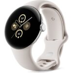 GOOGLE Pixel Watch 2 4G with Google Assistant - Silver  Porcelain Strap