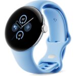 GOOGLE Pixel Watch 2 4G with Google Assistant - Silver  Bay Strap