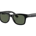 RAY-BAN Meta Wayfarer (Standard) Smart Glasses - Shiny Black  G15 Green