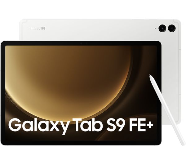 SAMSUNG Galaxy Tab S9 FE+ 12.4" Tablet - 256 GB Silver