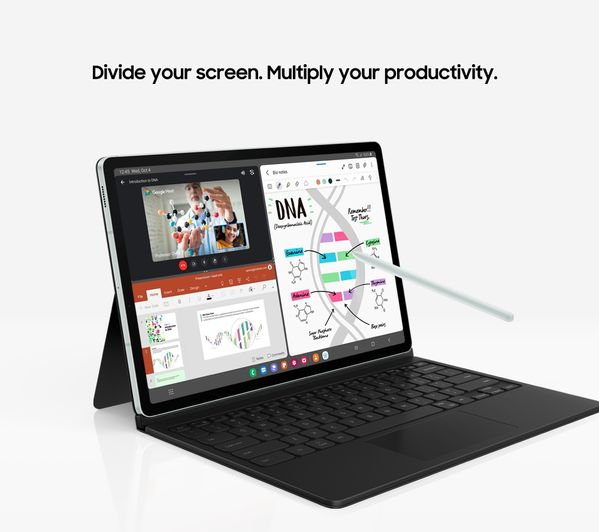 SAMSUNG Galaxy Tab S9 FE+ 12.4" Tablet - 256 GB Silver