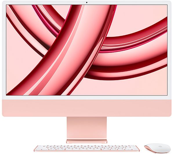 APPLE iMac 4.5K 24" (2023) - M3 256 GB SSD Pink