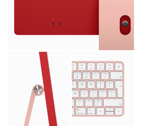 APPLE iMac 4.5K 24" (2023) - M3 256 GB SSD Pink