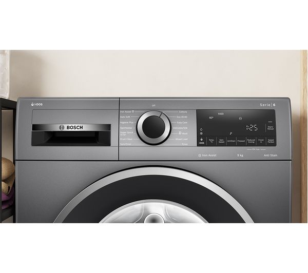 BOSCH Series 6 i-DOS WGG244FCGB 9 kg 1400 Spin Washing Machine - Graphite - Image 11