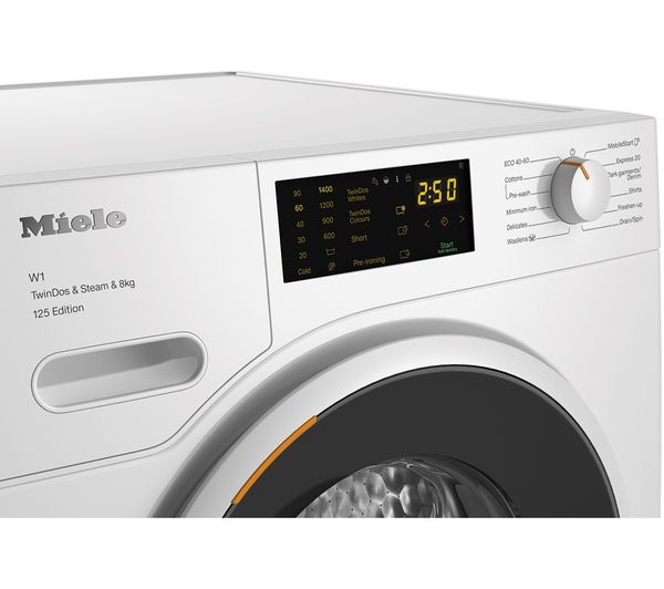 MIELE TwinDos WWB680 WiFi-enabled 8 kg 1400 Spin Washing Machine - White