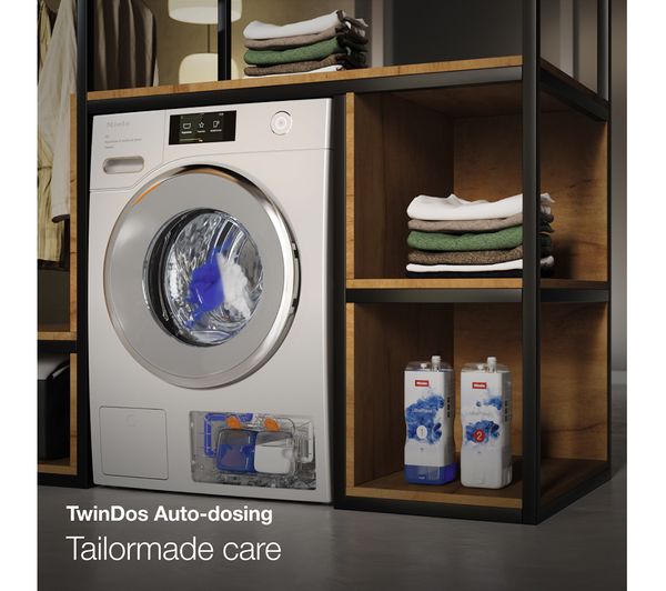 MIELE TwinDos WWB680 WiFi-enabled 8 kg 1400 Spin Washing Machine - White