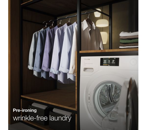 MIELE TwinDos WWB680 WiFi-enabled 8 kg 1400 Spin Washing Machine - White