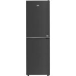 BEKO HarvestFresh AeroFlow CNG5692VPZ 50 50 Fridge Freezer - Black Steel