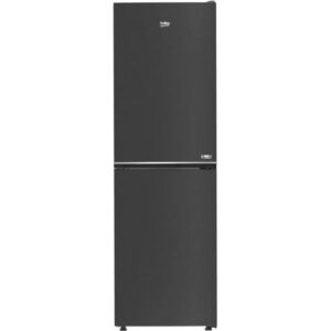BEKO HarvestFresh AeroFlow CNG5692VPZ 50 50 Fridge Freezer - Black Steel