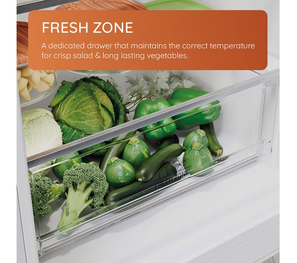 HOTPOINT Frost Free HBNF 55182 W AQUA UK 50 50 Fridge Freezer - White