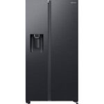 SAMSUNG SpaceMax RS64DG53R3B1EU American-Style Smart Fridge Freezer - Black