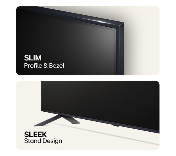 LG 43QNED80T6A 43 Smart 4K Ultra HD HDR QNED TV with Amazon Alexa