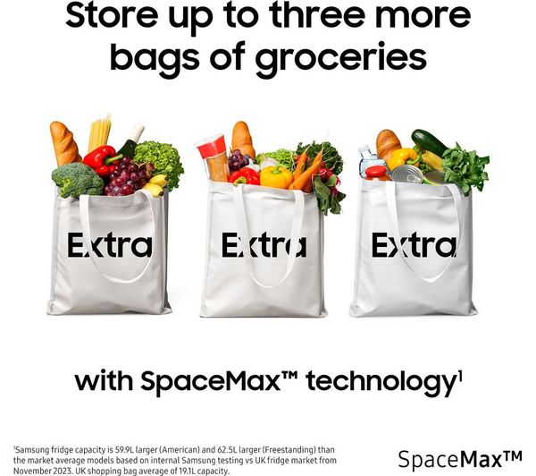 SAMSUNG Series 9 Beverage Center RF65DG960ESREU Smart Fridge Freezer - Stainless Silver