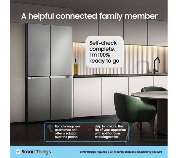 SAMSUNG Series 9 Beverage Center RF65DG960ESREU Smart Fridge Freezer - Stainless Silver