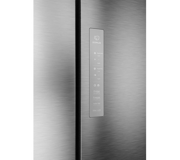 HAIER HCR7818DNMM American-Style Fridge Freezer - Silver - Image 13