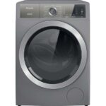 HOTPOINT Gentlepower H8 99ADS GPOWER UK 9 kg 1400 Spin Washing Machine - Silver