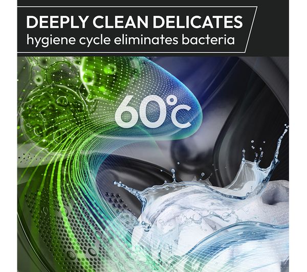 HOOVER H-Wash 300 Lite HBWS49D3ACBE-80 Integrated 9 kg 1400 Spin Washing Machine