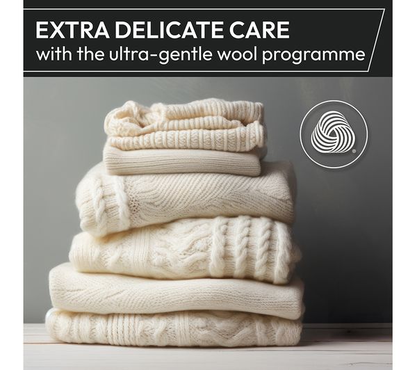 HOOVER H-Wash 300 Lite HBWS49D3ACBE-80 Integrated 9 kg 1400 Spin Washing Machine