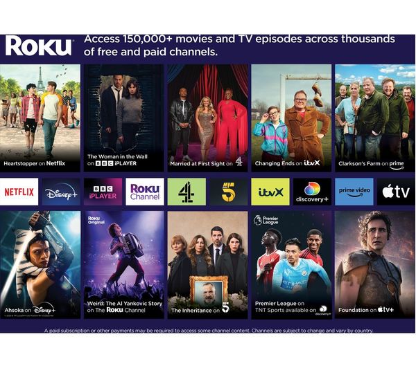 TCL 65RC650K Roku TV 65 Smart 4K Ultra HD HDR QLED TV - Image 7