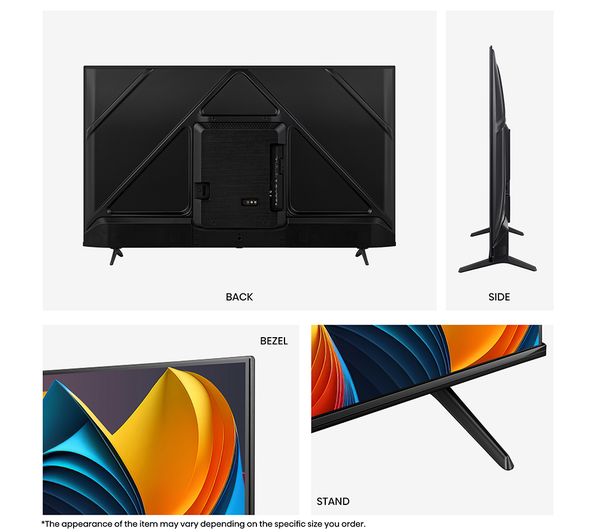 HISENSE 50E7NQTUK 50 Smart 4K Ultra HD HDR QLED TV with Amazon Alexa