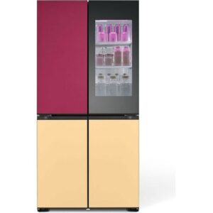 LG MoodUp GMV960NNME American-Style Smart Fridge Freezer - Colour Changing