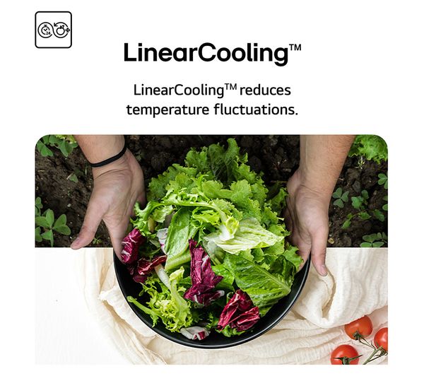 LG NatureFRESH GML861PYPE Smart Fridge Freezer - Prime Silver