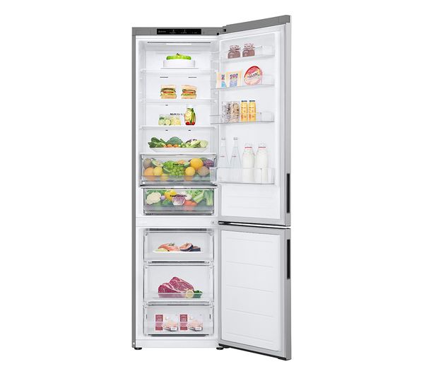 LG NatureFRESH GBV22NCCPY 70 30 Fridge Freezer - Prime Silver