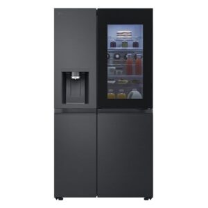 LG InstaView GSXE90EVAD American-Style Smart Fridge Freezer - Essence Black Steel