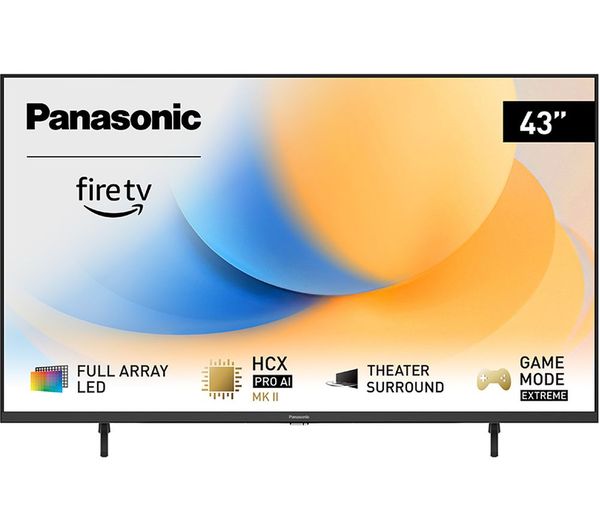 PANASONIC TV-43W90AEB 43 Smart 4K Ultra HD HDR LED TV with Amazon Alexa